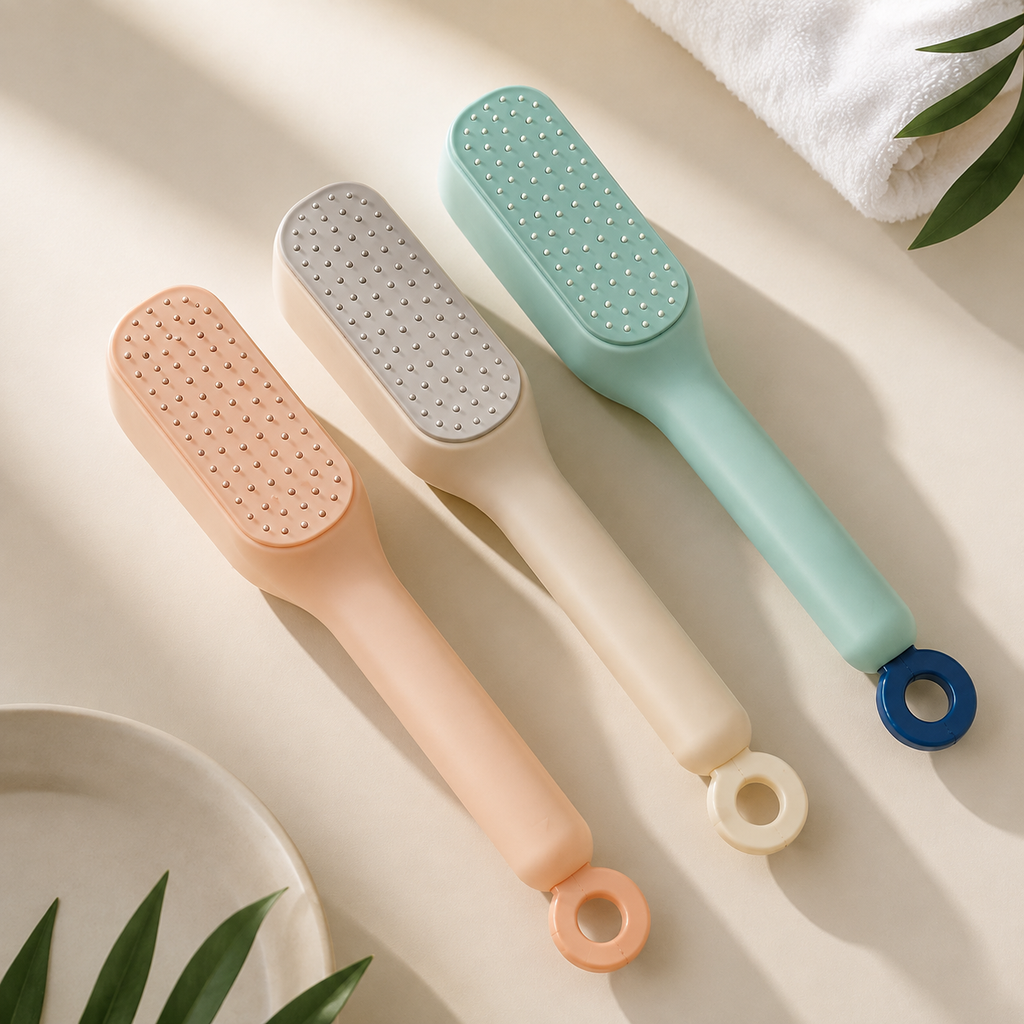 Self-Cleaning Anti-Static Scalp Massage Hair Comb