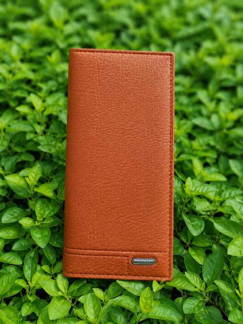 Premium Long Leather Wallet –